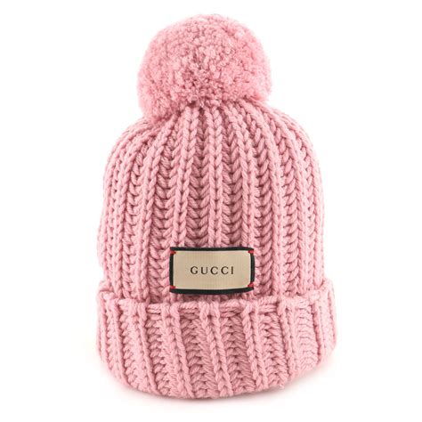 pink gucci hat|designer bobble hats for women.